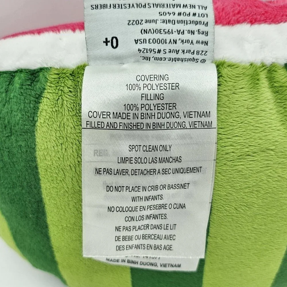 Snugglemi Squishable Comfort Food Watermelon 15 Inch Plush Figure Red Green